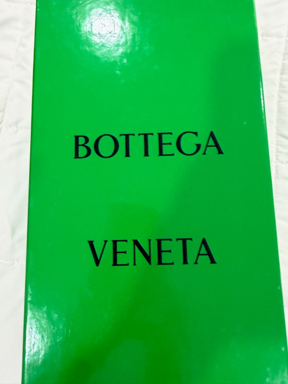Bottega Veneta Neon Yellow Patent Square-Toe Mules - Picture 5 of 5